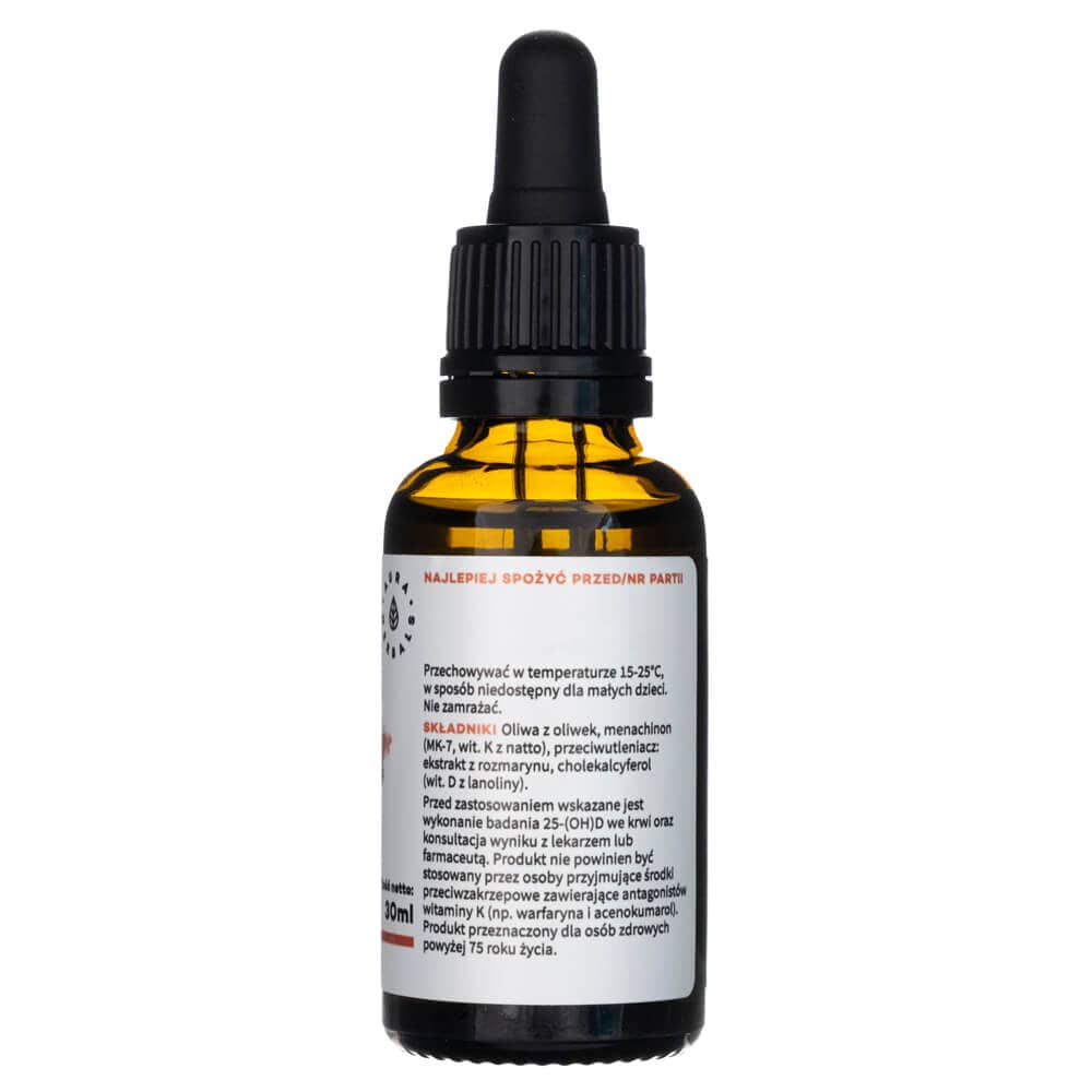 Aura Herbals Vitamin D3 4000 IU + K2mk7 FORTE, drops - 30 ml