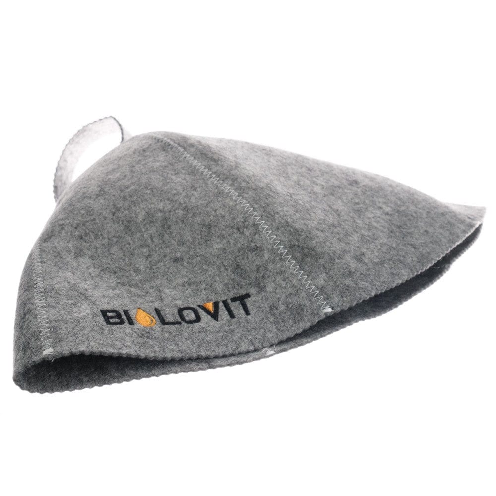 Bilovit Felt Sauna Cap, Grey - 1 Piece
