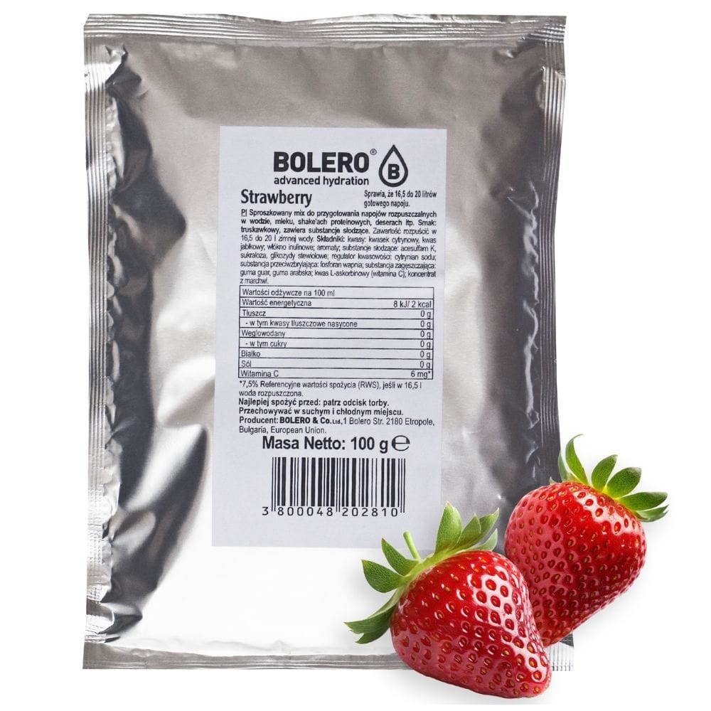 Bolero Classic Instant Drink - 100 g Strawberry
