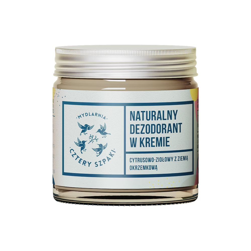 Cztery Szpaki Citrus-Herbal Cream Deodorant - 60 ml