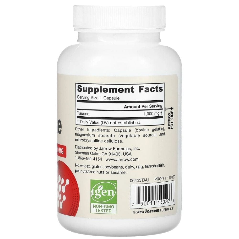 Jarrow Formulas Taurine 100 mg - 100 Capsules