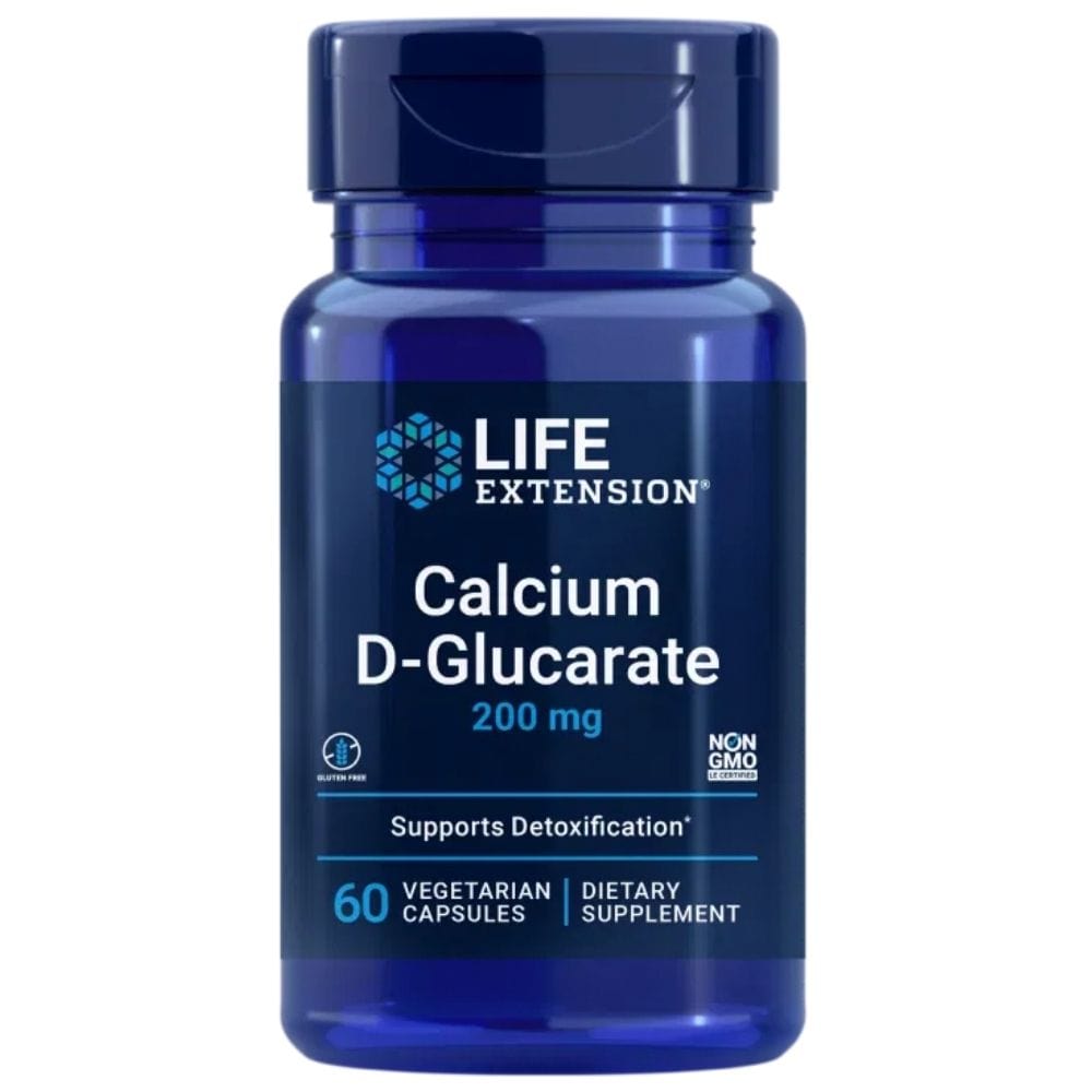 Life Extension Calcium D-Glucarate 200 mg - 60 Capsules