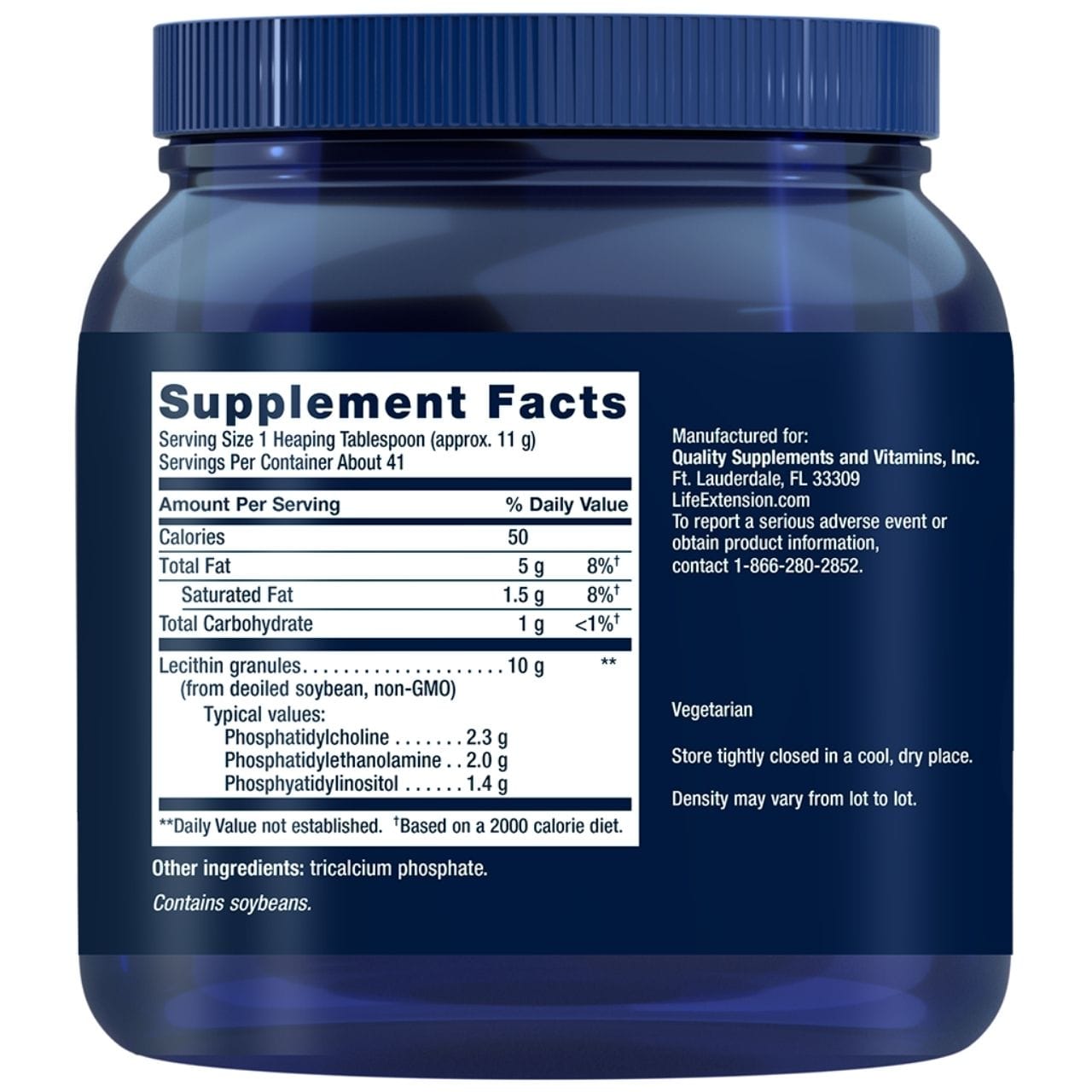 Life Extension Soy Lecithin in Granules - 454 g