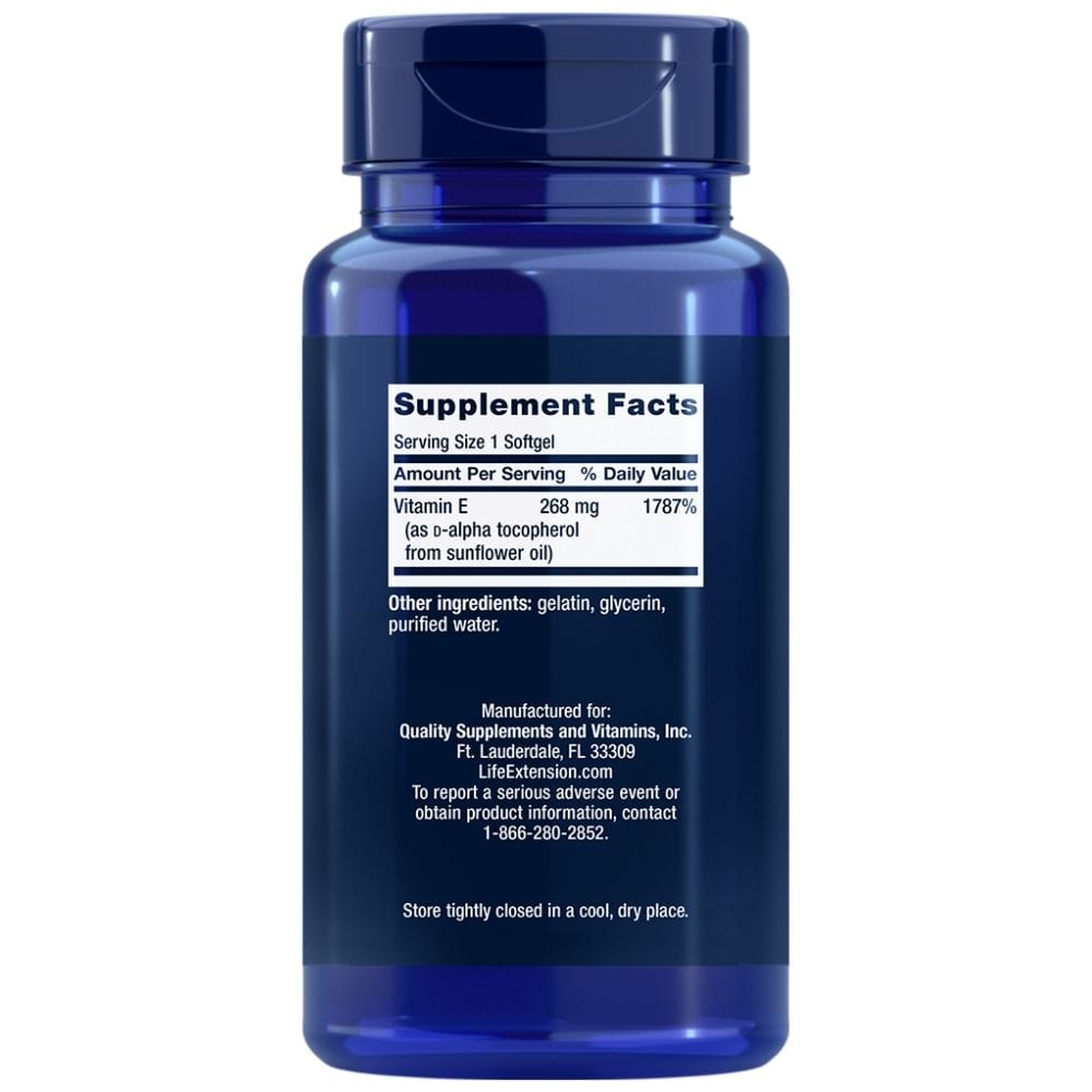 Life Extension Super Vitamin E 268 mg - 90 Softgels