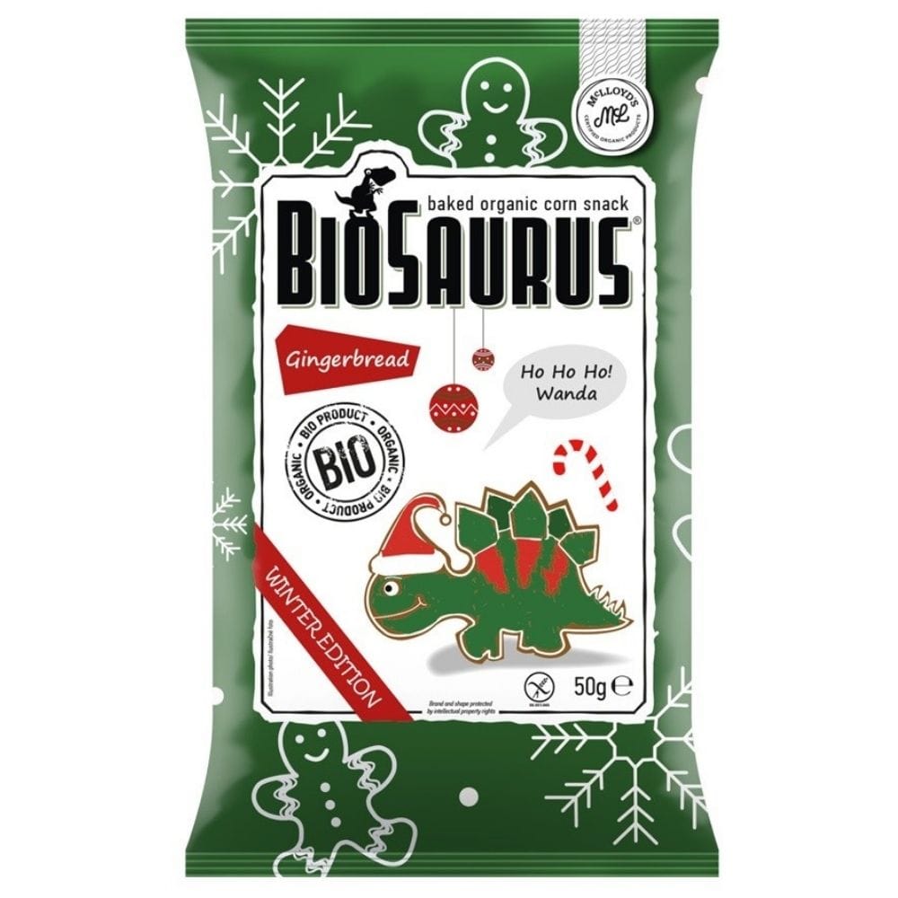 McLloyd's BioSaurus Gluten Free Gingerbread Corn Crisps - 50 g