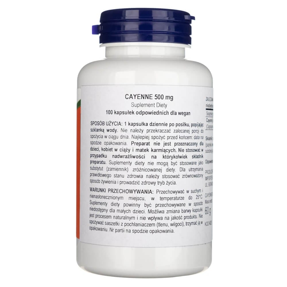 Now Foods Cayenne 500 mg - 100 Capsules