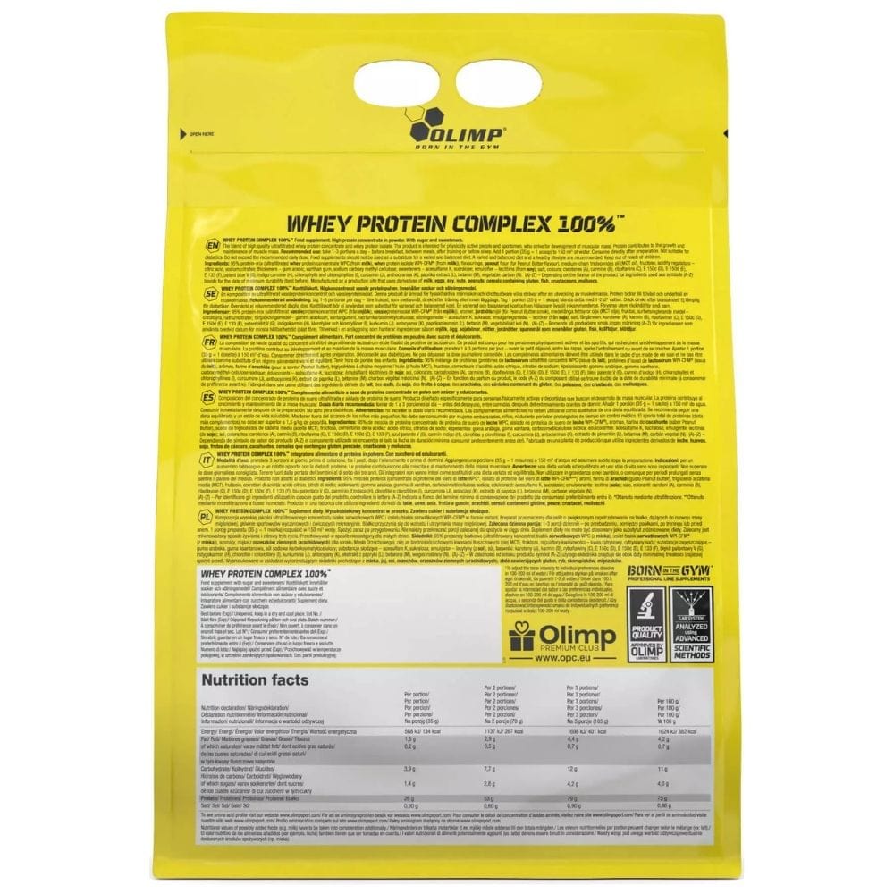 Olimp Whey Protein Complex 100%, Double Chocolate - 2270 g