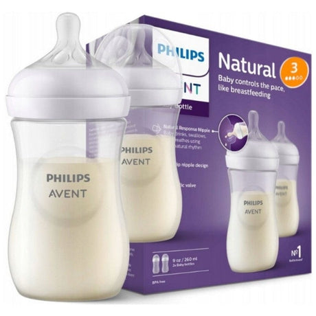 Philips Avent Responsive Baby Bottle Natural - 260 ml x 2