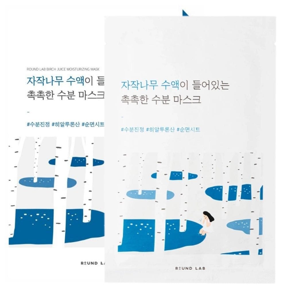 Round Lab Birch Juice Moisturizing Mask - 10 Pieces