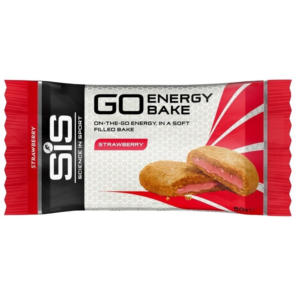 SiS GO Energy Bake Energy Bar, Strawberry - 12 Pieces