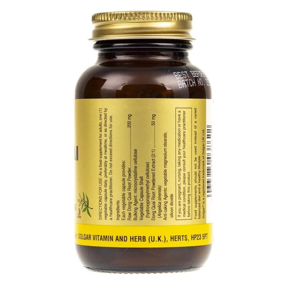 Solgar Dong Quai - 100 Capsules