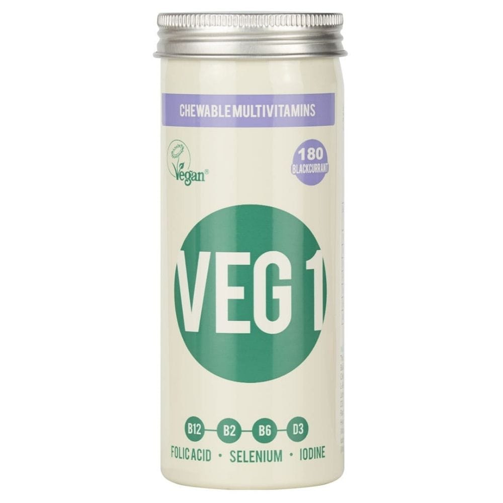 The Vegan Society VEG 1 Multivitamin, Blackcurrant - 180 Lozenges