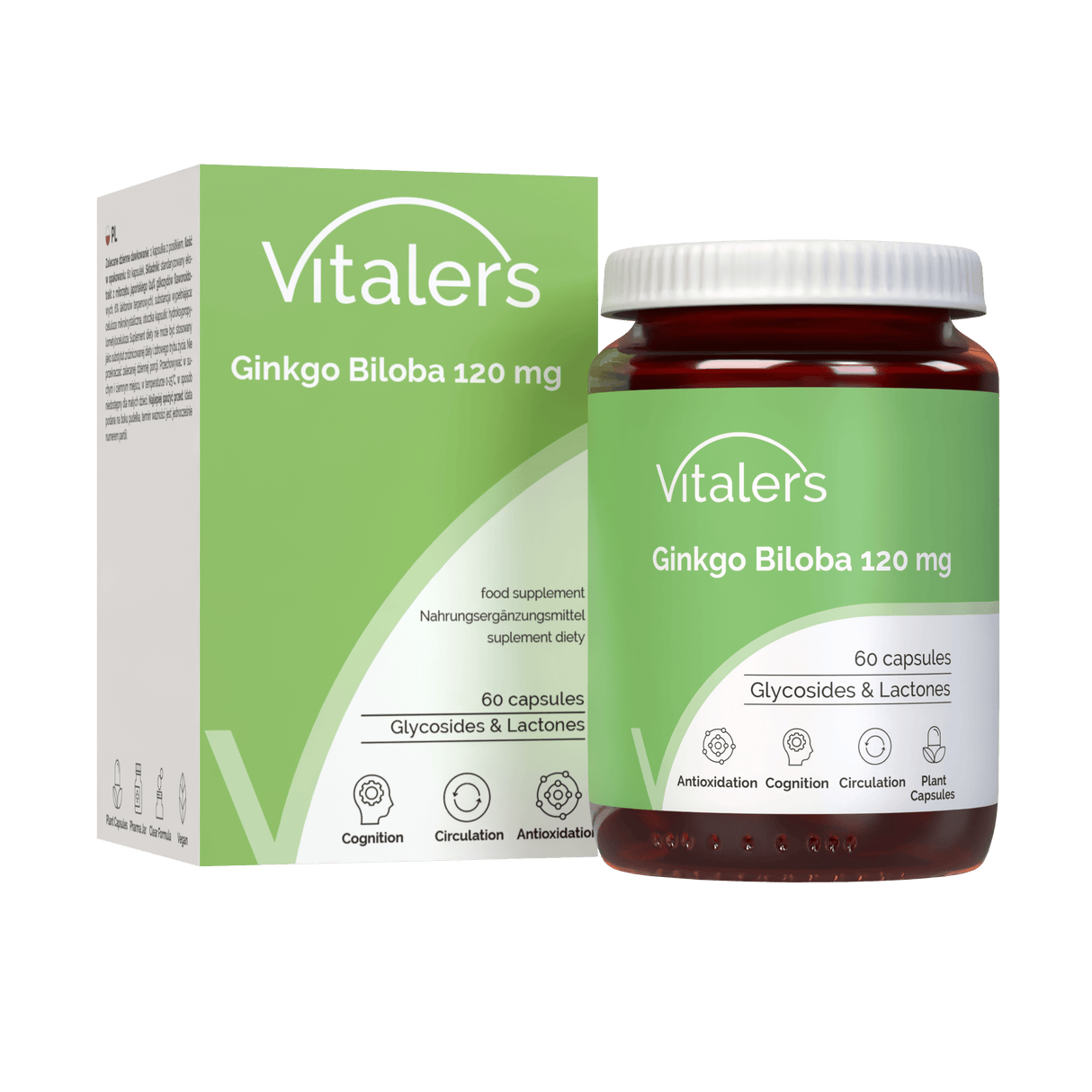 Vitaler's Ginkgo Biloba 120 mg - 60 Capsules