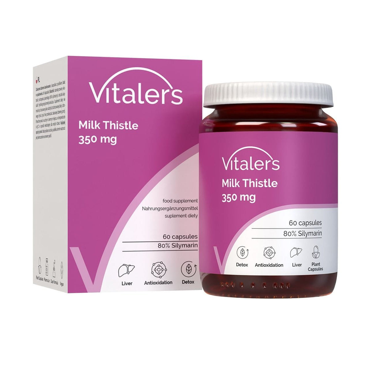 Vitaler's Milk Thistle 350 mg - 60 Capsules