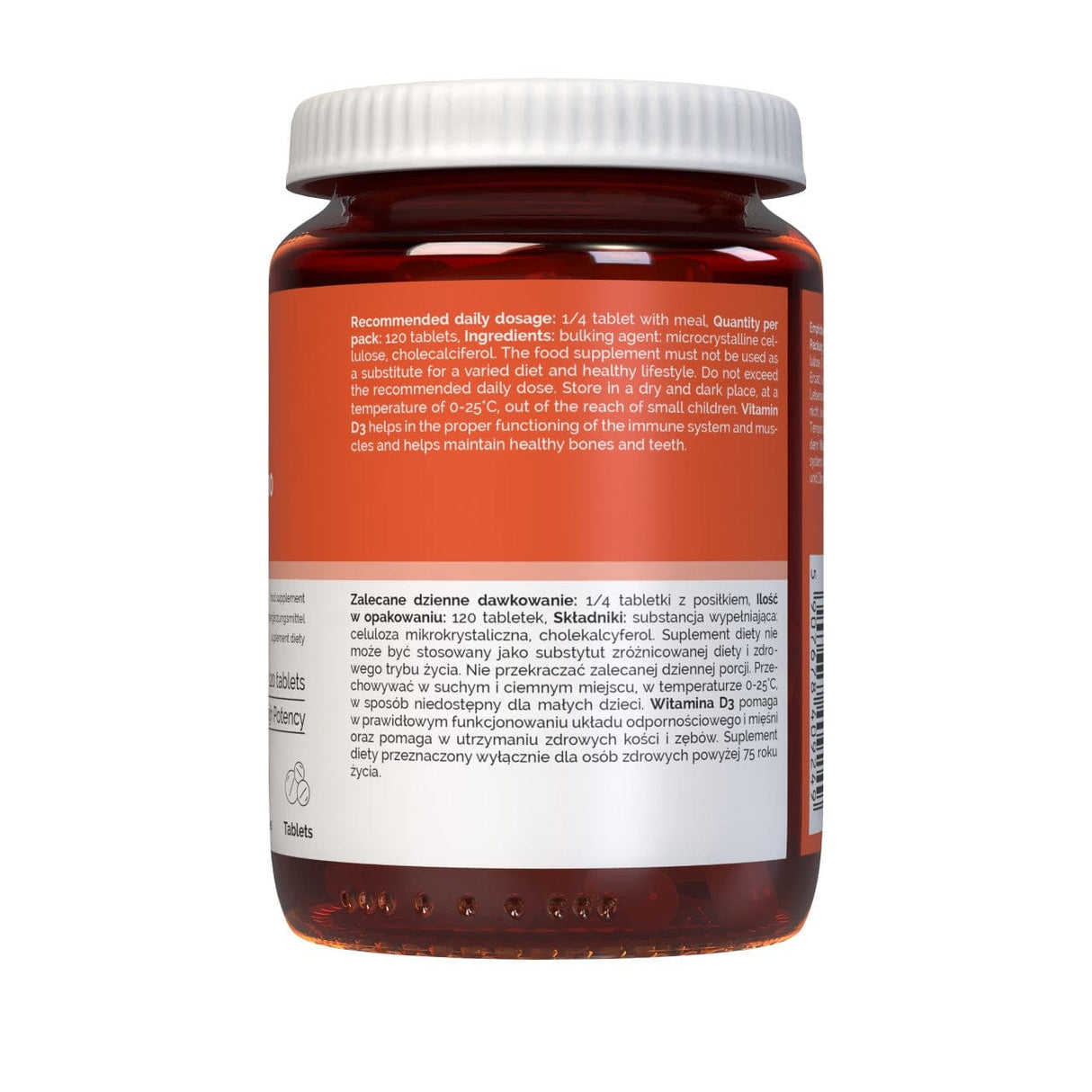 Vitaler's Vitamin D3 16000 IU - 120 Tablets