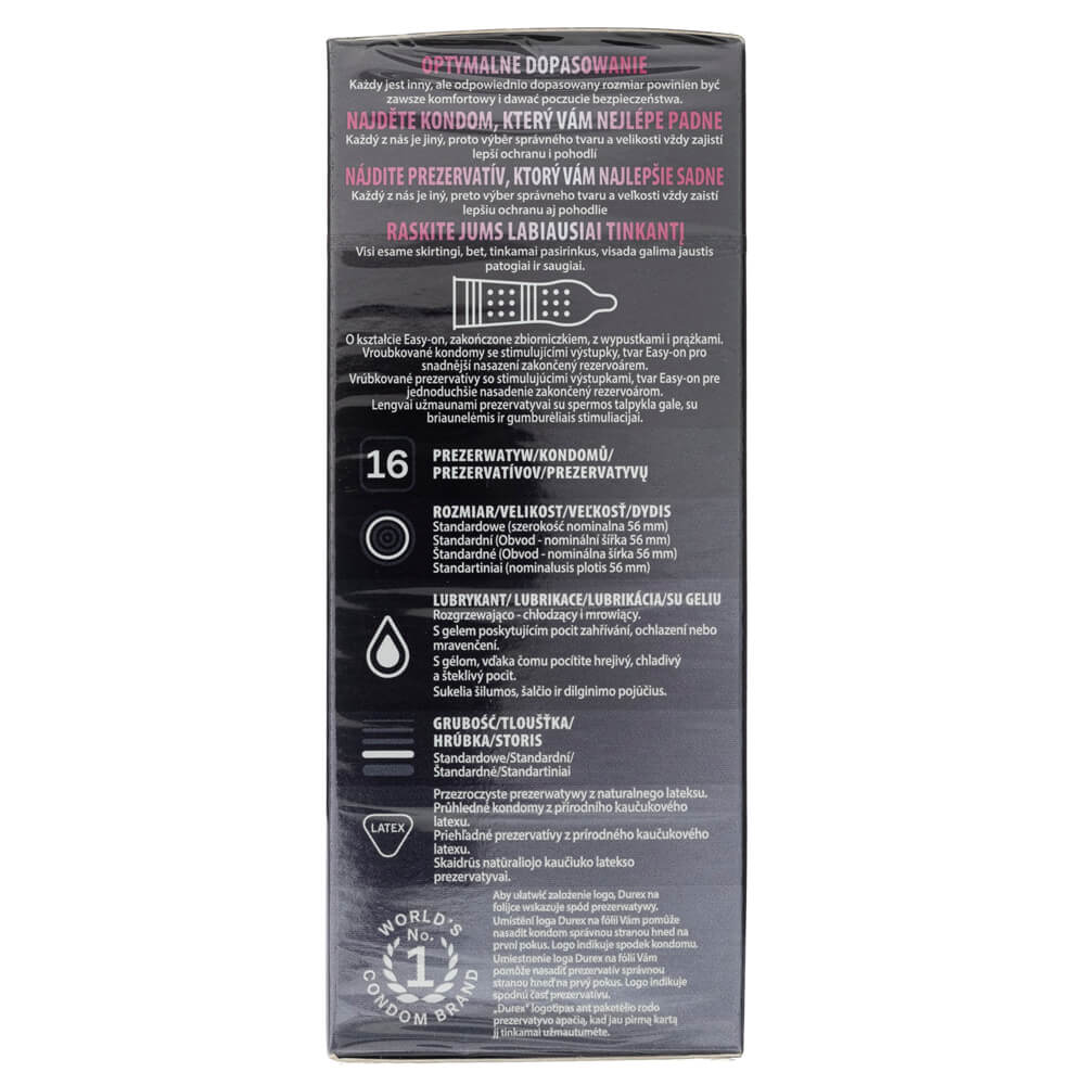 Durex Intense Orgasmic Condoms - 16 pieces