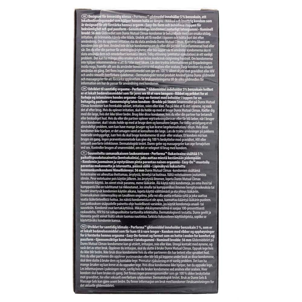 Durex Mutual Climax Condoms - 10 pieces