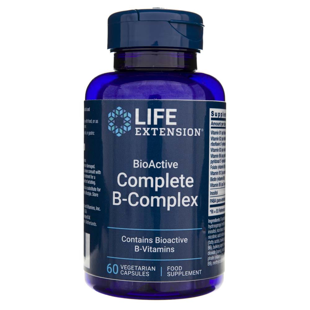 Life Extension Bioactive Complete B-Complex - 60 Veg Capsules
