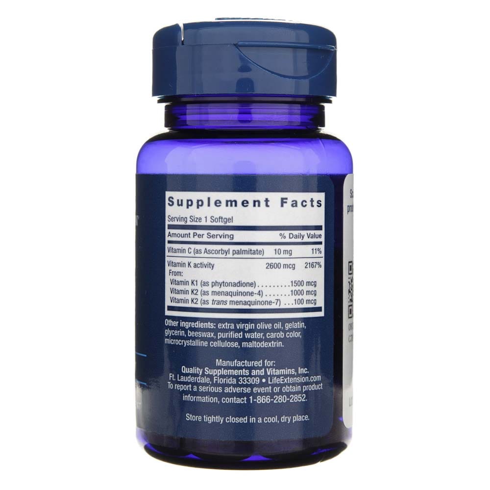 Life Extension Super K - 90 Softgels