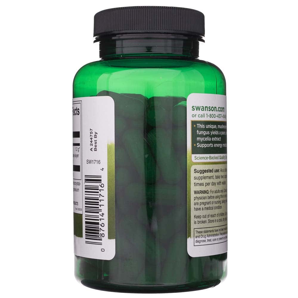 Swanson Cordyceps 600 mg - 120 Capsules