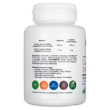 Aliness Curcumin 3 Plus - 60 vegokapslar