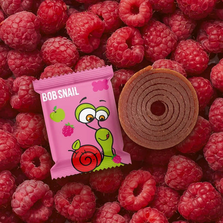 Bob Snail Apple & Raspberry Snack utan tillsatt socker - 100 g