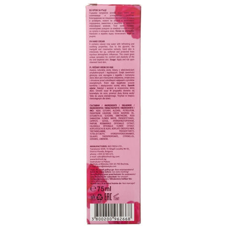 Rose of Bulgaria Handkräm med naturligt rosenvatten - 75 ml