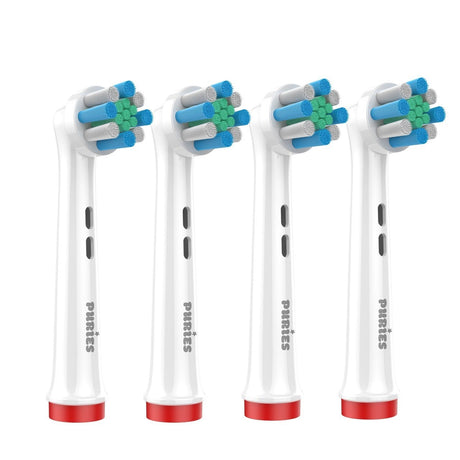 Puries Total Electric Toothbrush Heads for Oral-B - 4 Pieces