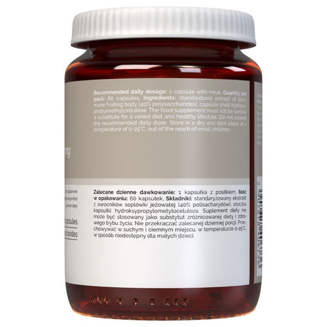 Vitaler's Lejonman 500 mg - 60 kapslar