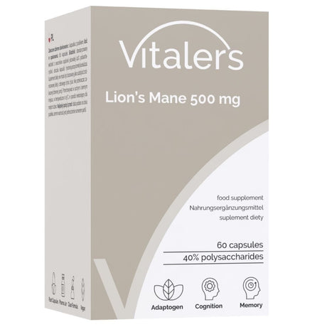 Vitaler's Lejonman 500 mg - 60 kapslar