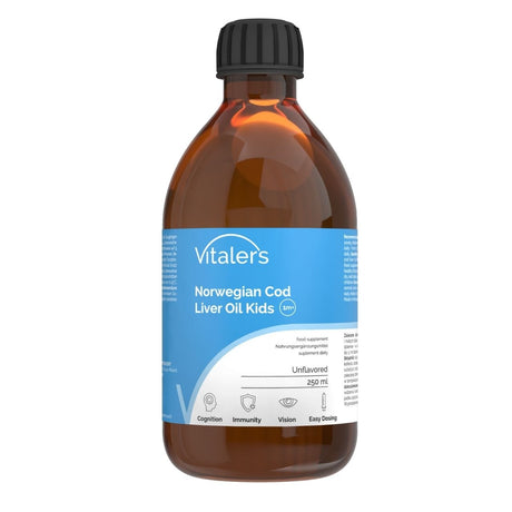 Vitaler's Junior Omega-3 norsk torskleverolja 1200 mg - 250 ml