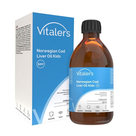 Vitaler's Junior Omega-3 norsk torskleverolja 1200 mg - 250 ml