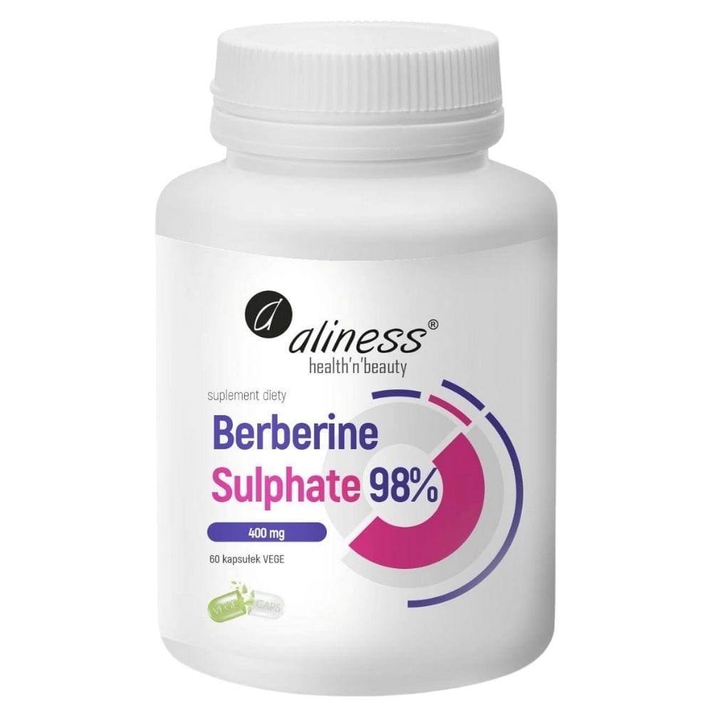 Aliness Berberine Sulphate 98% 400 mg - 60 Capsules