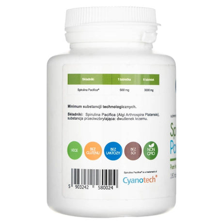 Aliness Spirulina Hawaiian Pacifica® 500 mg - 180 Tablets