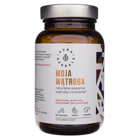 Aura Herbals Liver Support – Artichoke, Milk Thistle, Turmeric - 60 Capsules