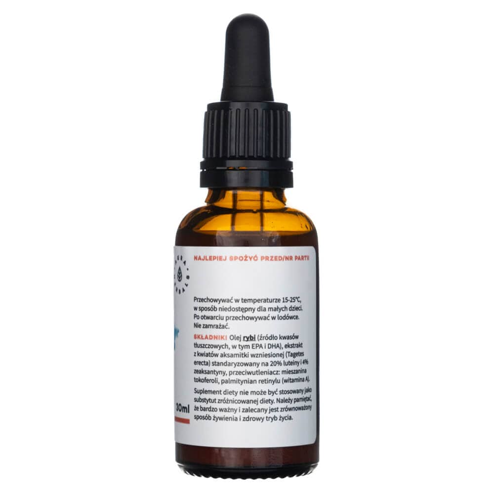 Aura Herbals Lutein Zeaxanthin Vitamin A DHA & EPA Acids, drops - 30 ml