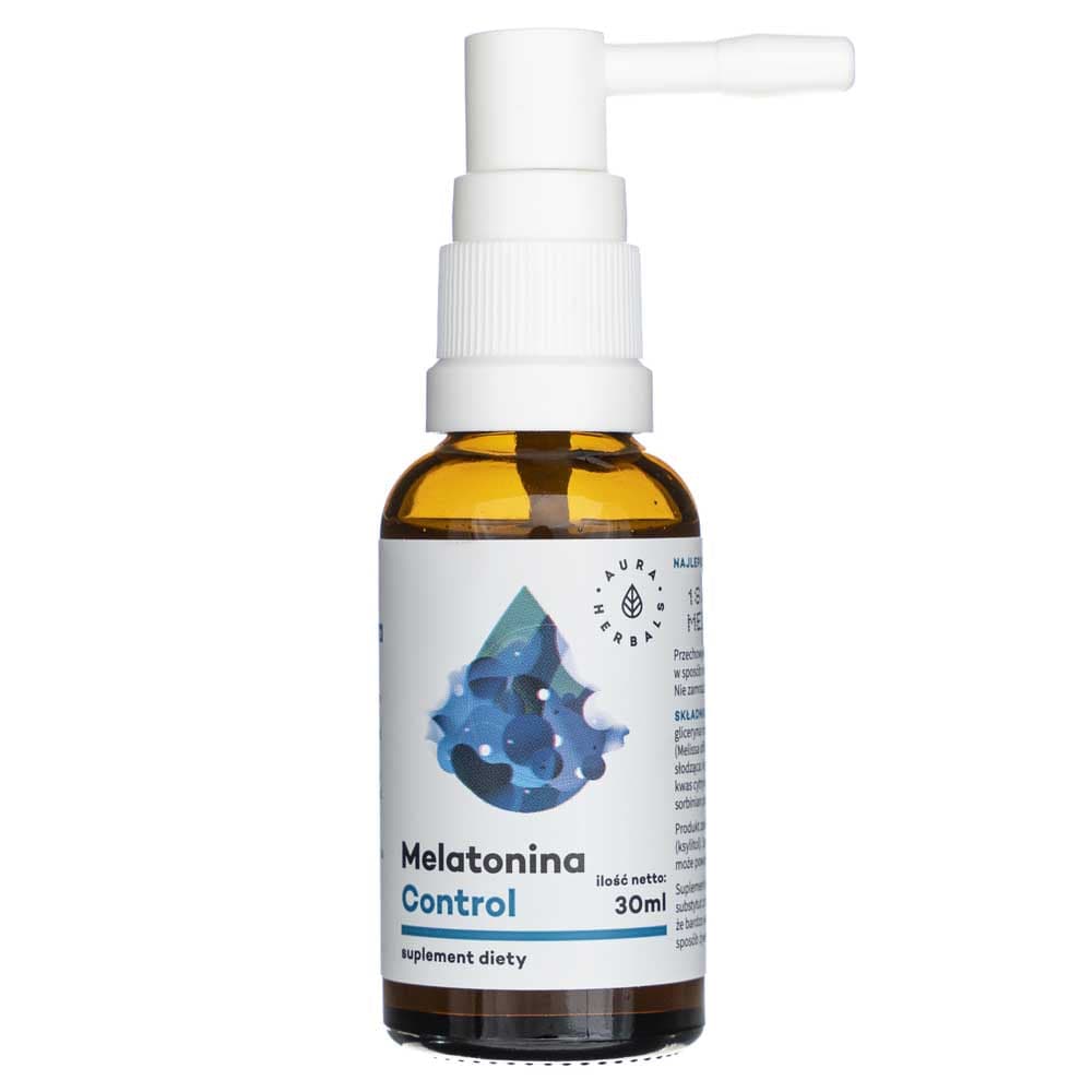 Aura Herbals Melatonin Control + Lemon Balm Extract - 30 ml