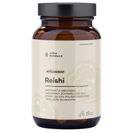 Aura Herbals Mycodrop Reishi 30:1 – 60 Capsules