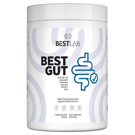 BestLab BestGut, Fiber and L-Glutamine, Powder - 300 g
