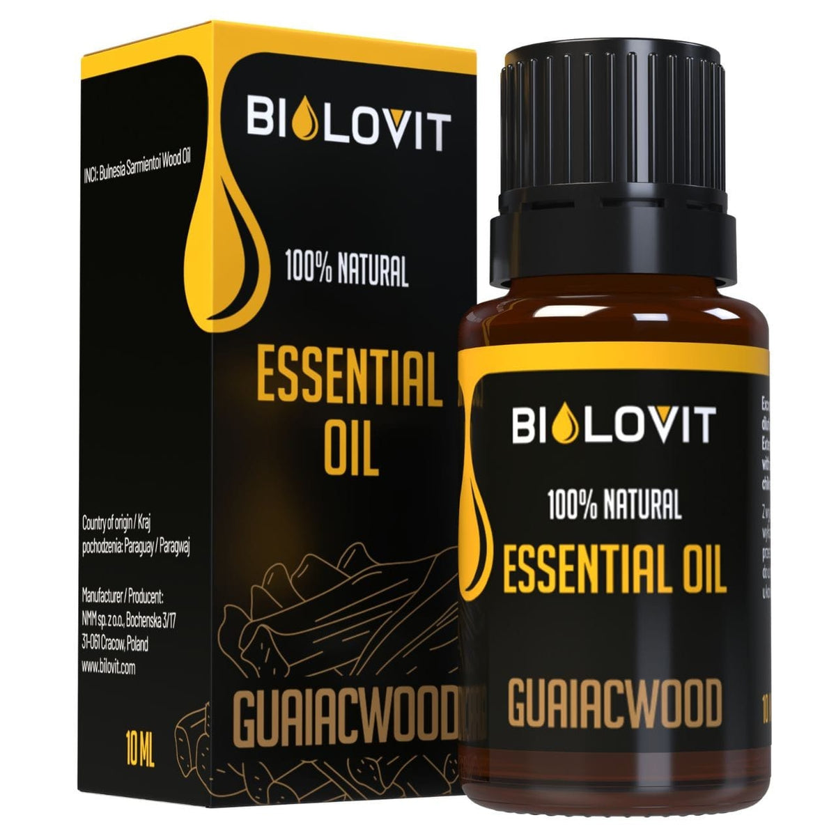 Bilovit Guaiacwood Essential Oil - 10 ml