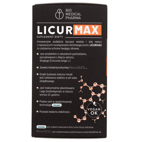 Bio Medical Pharma Pharma Licur Max - 60 Capsules