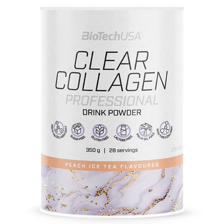 BioTechUSA Clear Collagen Professional, Peach Ice Tea - 350 g