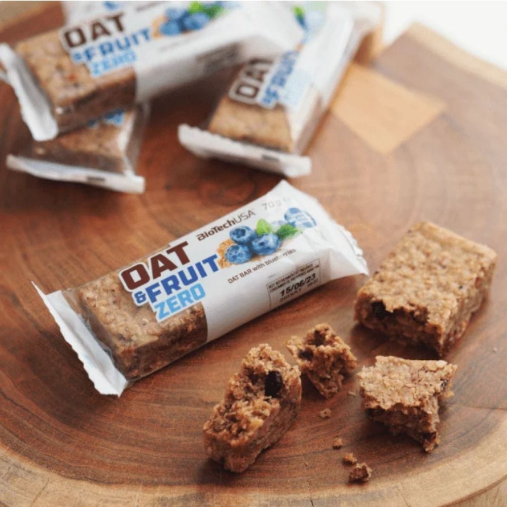 BioTechUSA Oat&Fruit Zero, Oat and Blueberry Bar - 70 g