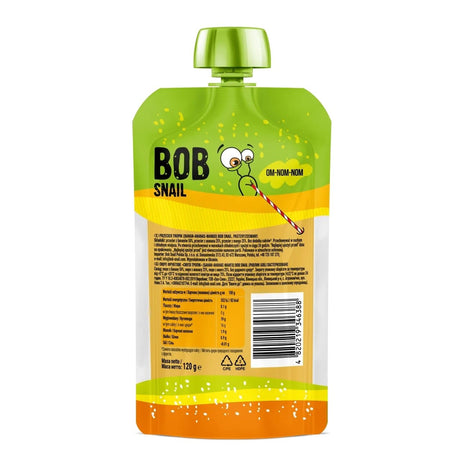Bob Snail Banana, Pineapple & Mango Smoothie, No Added Sugar - 120 g