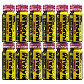 Fitness Authority NAPALM On Stage Pump Shot, Cherry-Passion Fruit - 12 Pieces