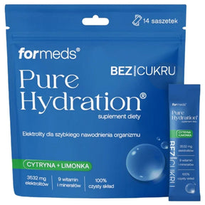 Formeds Pure Hydration Electrolytes, Lemon + Lime - 14 Sachets