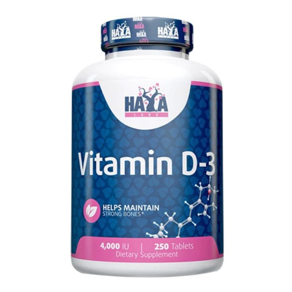 Haya Labs Vitamin D3 4000 IU - 250 Tablets