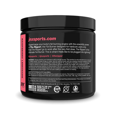 JNX Sports The Ripper! Fat burner, raspberry lemonade - 150 g