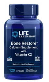 Life Extension Bone Restore with Vitamin K2 - 120 Capsules
