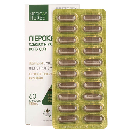 Medica Herbs Chasteberry Red Clover Dong Quai  - 60 Capsules